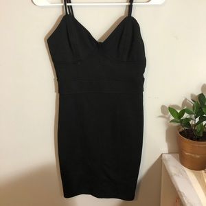 Black cocktail dress